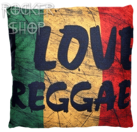 Vankúš I LOVE REGGAE-Rasta