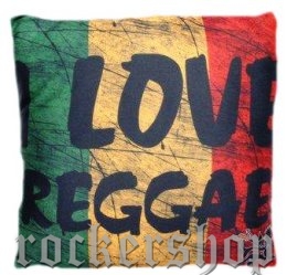 Vankúš I LOVE REGGAE-Rasta