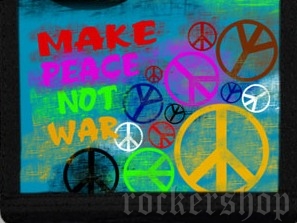 Peňaženka MAKE PEACE NOT WAR