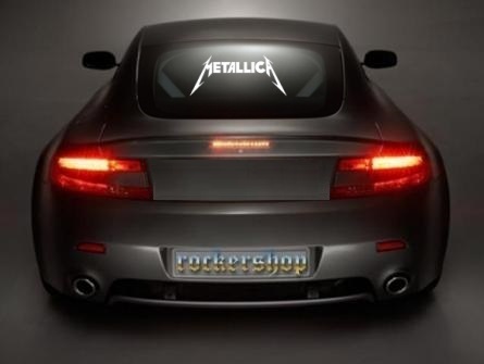 Nálepka METALLICA na sklo-Logo