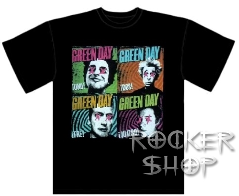 Tričko GREEN DAY pánske-Uno!Dos!Tré!Quatro!