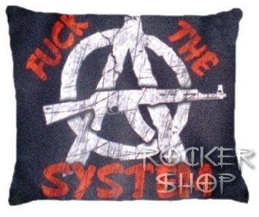 Vankúš FUCK THE SYSTEM-Kalaschnikov