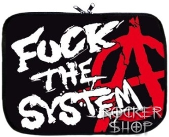 Púzdro na notebook ANARCHY-Fuck The System
