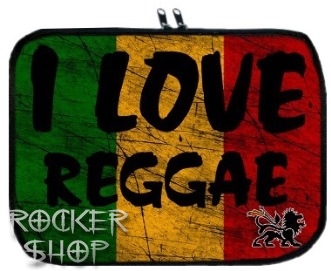 Púzdro na notebook I LOVE REGGAE-Rasta