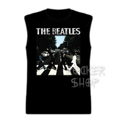 Tričko BEATLES pánske-Abbey Road/bez rukávov