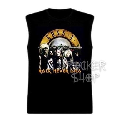 Tričko GUNS N´ROSES pánske-Rock Never Dies/bez rukávov
