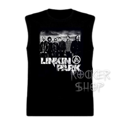 Tričko LINKIN PARK pánske-Band/bez rukávov