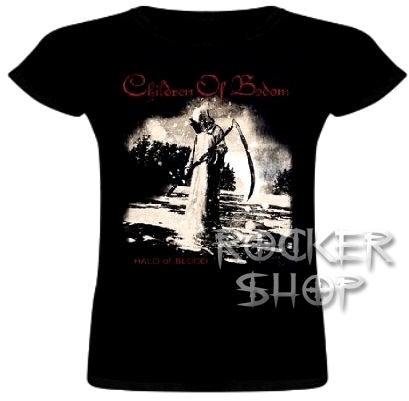 Tričko CHILDREN OF BODOM dámske-Halo Of Blood