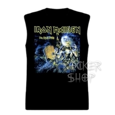 Tričko IRON MAIDEN pánske-Live After Death/bez rukávov