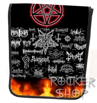 Taška BLACK METAL BANDS