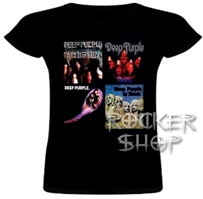 Tričko DEEP PURPLE dámske-4 Albums