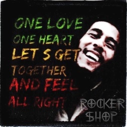 Nášivka BOB MARLEY foto-One Love