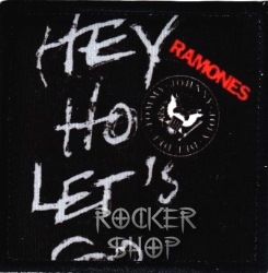 Nášivka RAMONES foto-Hey Ho