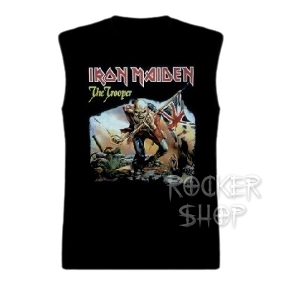 Tričko IRON MAIDEN pánske-Trooper/bez rukávov