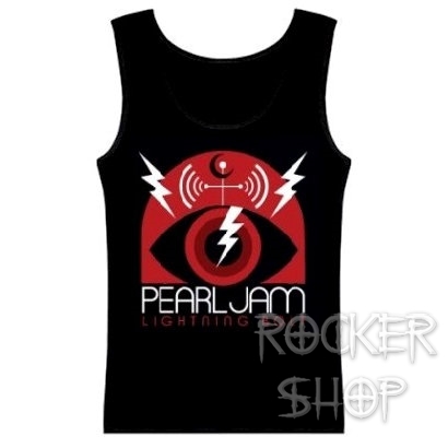 Tričko PEARL JAM dámsky top-Lightning Bolt