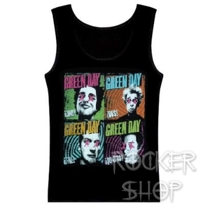 Tričko GREEN DAY dámsky top-Uno!Dos!Tré!Quatro!