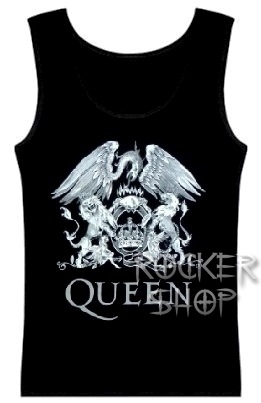 Tričko QUEEN dámsky top-Logo BW