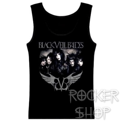 Tričko BLACK VEIL BRIDES dámsky top-Band Wings Logo