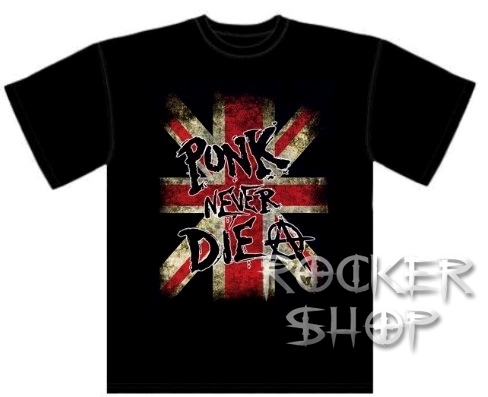 Tričko PUNK NEVER DIE pánske
