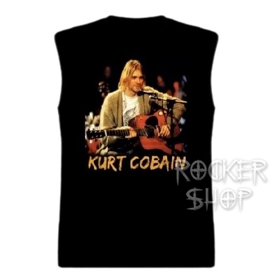 Tričko KURT COBAIN pánske-Guitar/bez rukávov