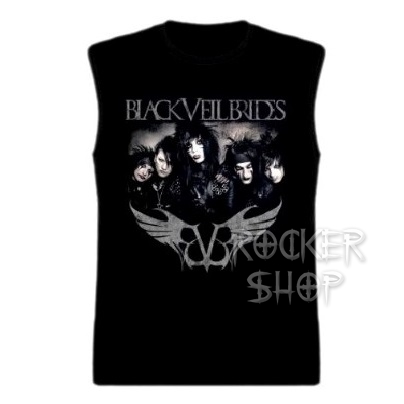 Tričko BLACK VEIL BRIDES pánske-Band Wings Logo/bez rukávov