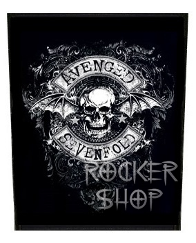 Nášivka AVENGED SEVENFOLD chrbtová-Skull