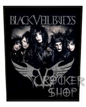 Nášivka BLACK VEIL BRIDES chrbtová-Band Wings Logo