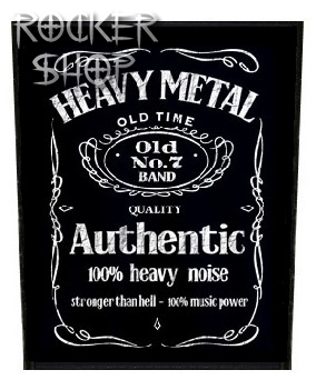 Nášivka HEAVY METAL chrbtová-Authentic