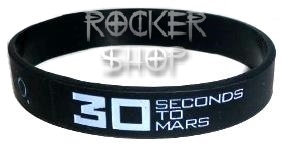 Náramok 30 SECONDS TO MARS-čierny