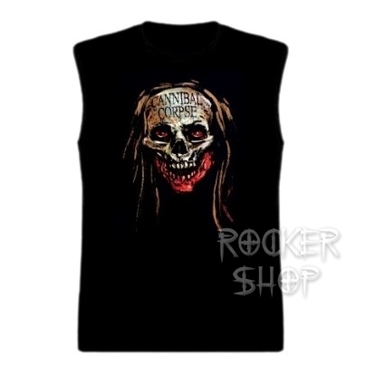 Tričko CANNIBAL CORPSE pánske-Skull/bez rukávov