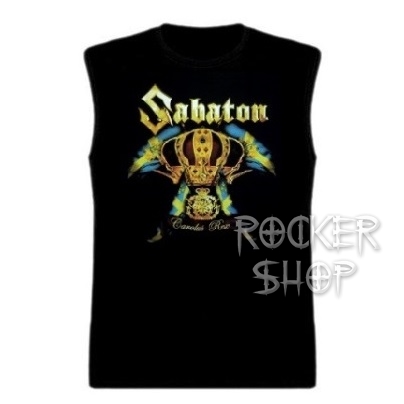 Tričko SABATON pánske-Carolus Rex/bez rukávov