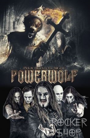Vlajka POWERWOLF-Preachers Of The Night Band