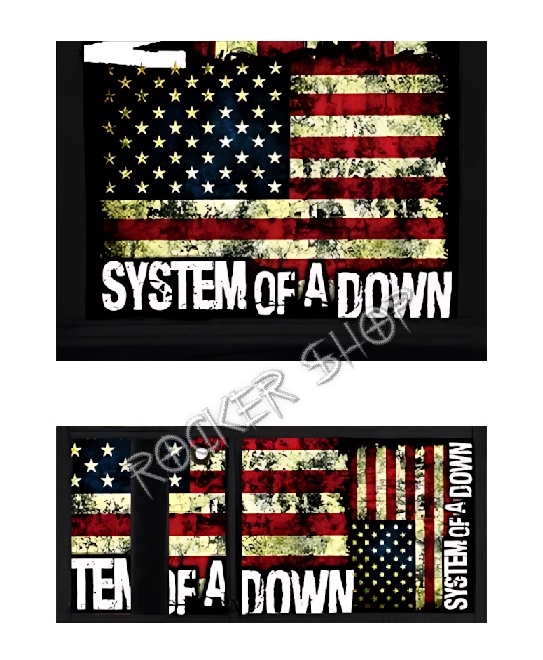 Peňaženka SYSTEM OF A DOWN-USA Flag