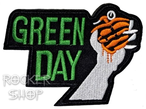 Nášivka GREEN DAY nažehľovacia-Heart Grenade