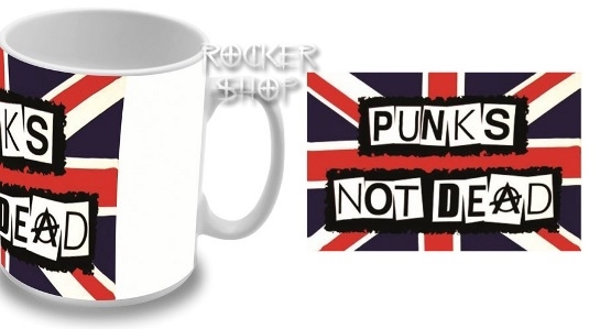 Hrnček PUNKS NOT DEAD-UK Logo