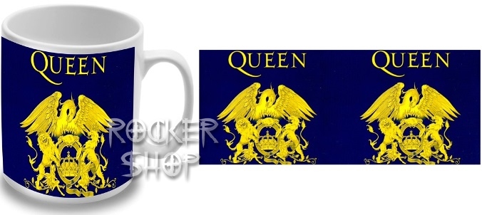 Hrnček QUEEN-Yellow Logo