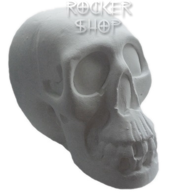 Dekoračná soška SKULL-White