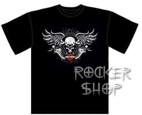 Tričko HARLEY DAVIDSON pánske-Skull