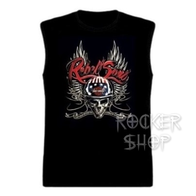 Tričko HARLEY DAVIDSON pánske-Rebel Soul/bez rukávov