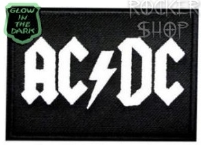 Nášivka AC/DC vyšívaná-Texlight Logo