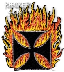 Nášivka CROSS nažehľovacia-Flame
