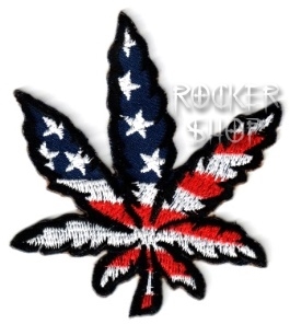 Nášivka MARIJUANA nažehľovacia-USA
