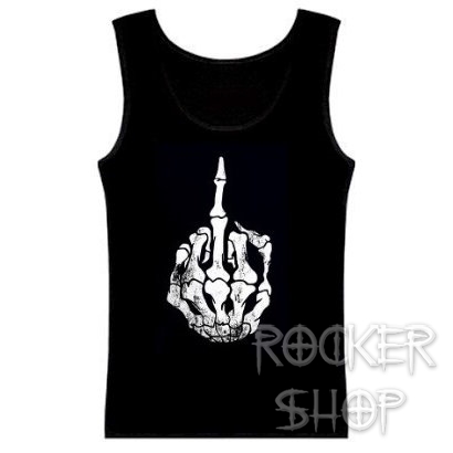 Tričko SKELETON dámsky top-Fuck Off