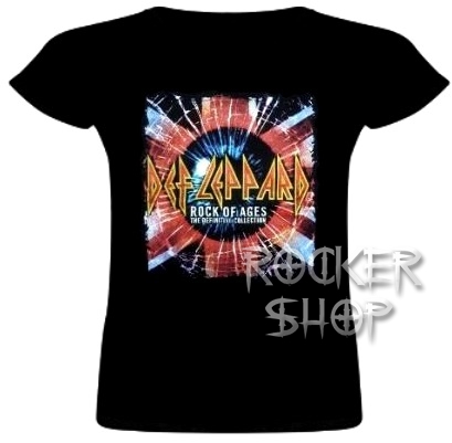 Tričko DEF LEPPARD dámske-Rock Of Ages