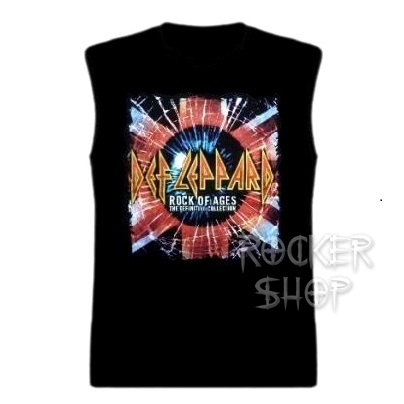 Tričko DEF LEPPARD pánske-Rock Of Ages/bez rukávov