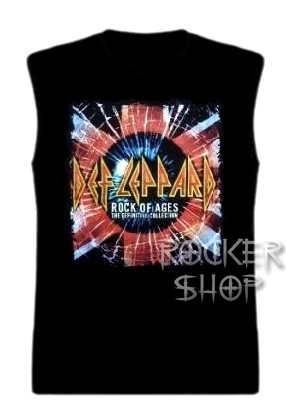 Tričko DEF LEPPARD pánske-Rock Of Ages/bez rukávov