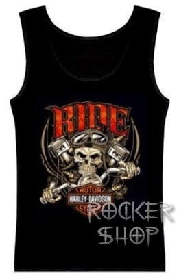 Tričko HARLEY DAVIDSON dámsky top-Skull Rider