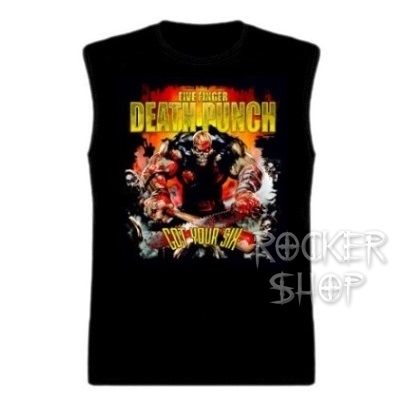 Tričko FIVE FINGER DEATH PUNCH pánske-Got Your Six/bez rukávov