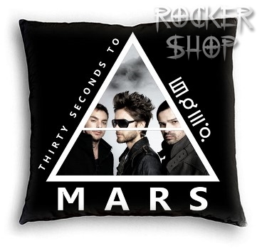 Vankúš 30 SECONDS TO MARS-Band In Triangle