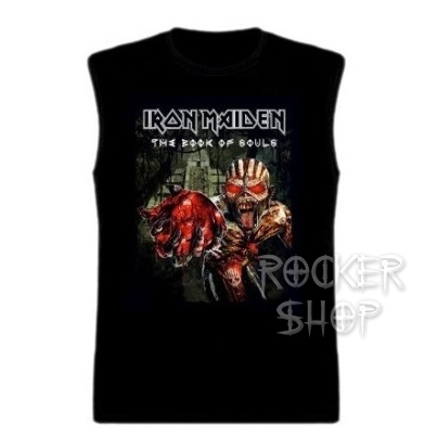 Tričko IRON MAIDEN pánske-Book Of Souls Tour/bez rukávov